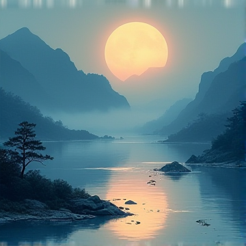 上善若水灯