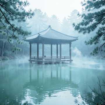 寒潭八角亭-版本2