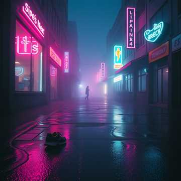 光影踩碎的街
