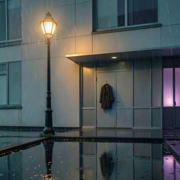 枯灯听雨