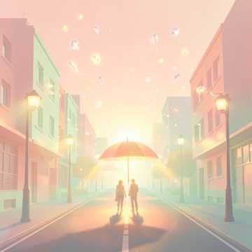 空气中跳舞的糖