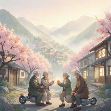 晨行杏花村