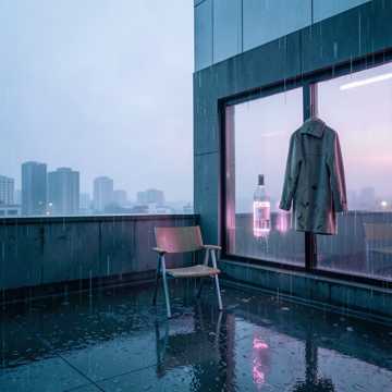 雨丝绕枕