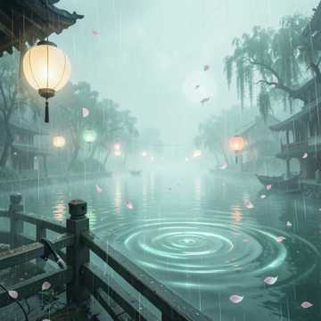 烟雨染旧笺