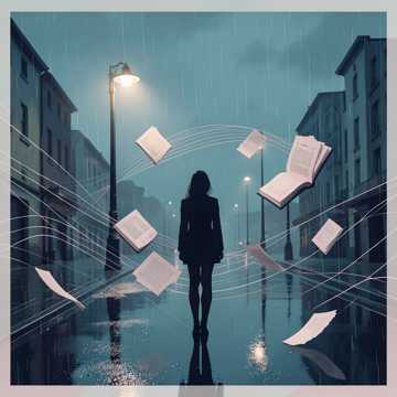 雨夜折页
