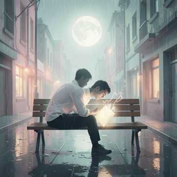 把你名字蘸月光
