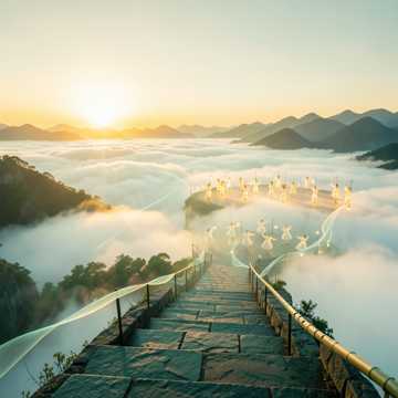 黄山云海舞