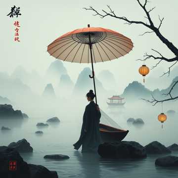 《雨落签》