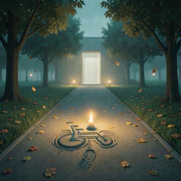 轮椅辙印间