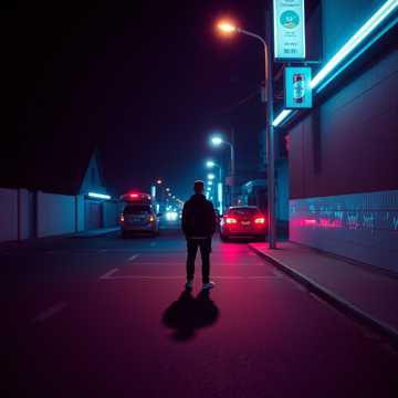 霓虹空街