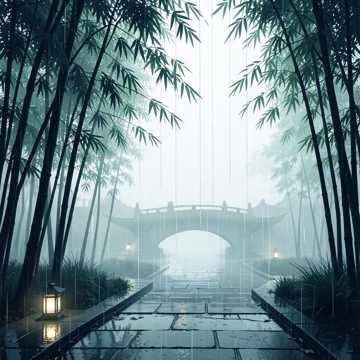 烟雨葬花