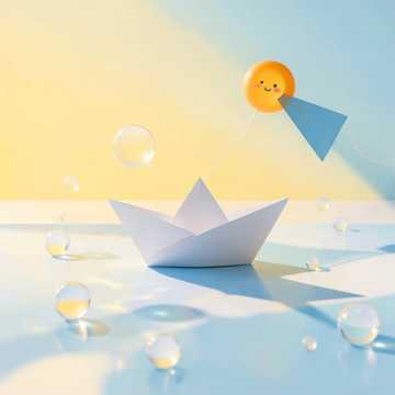 太阳小纸船