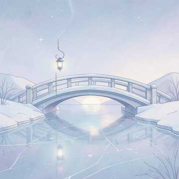 雪桥灯