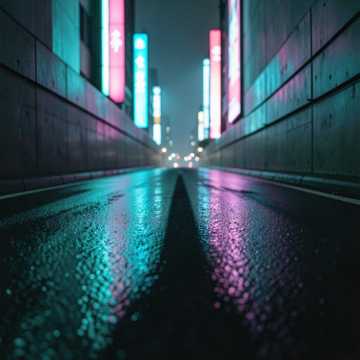 霓虹隧道