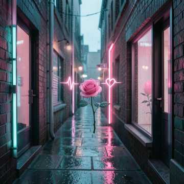 玫瑰与心跳的余光