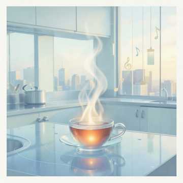 晨露沉入杯底