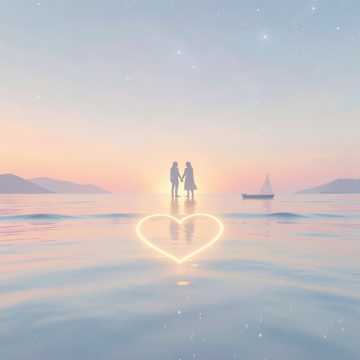 星光落在温柔海