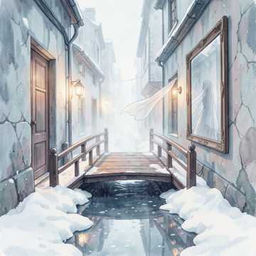 雪落长街待归人