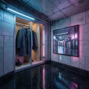 雨丝空椅