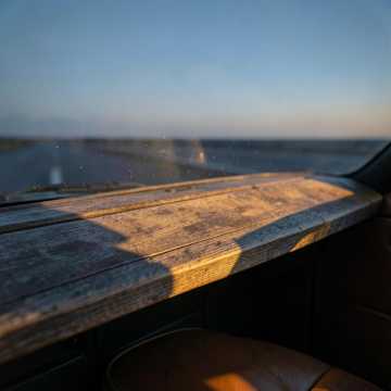 Open Road in the Back Seat