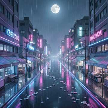 长街碎影