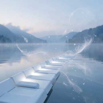琴键上浮着的光
