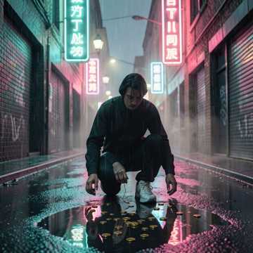 鞋底沾满碎月光
