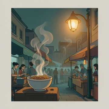 炊烟贴地飞
