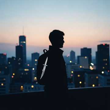 霜刃在背