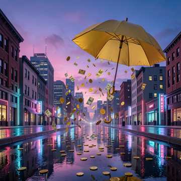 黄金雨在跳舞