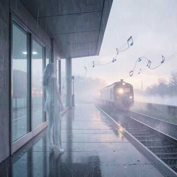 雨刷上的光