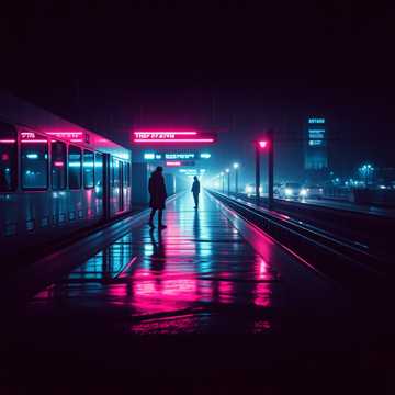 霓虹剪影