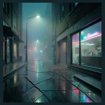 霓虹碎影