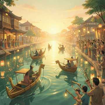 龙舟啸大江