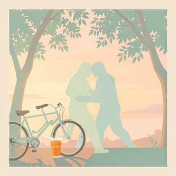 橘子汽水黄昏