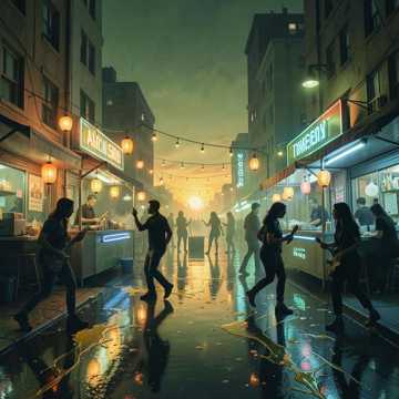 夜色摊前舞-版本2
