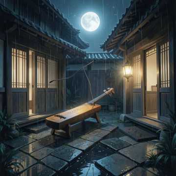 月下归人