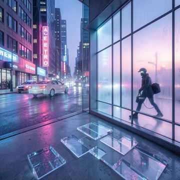 清晨早班车
