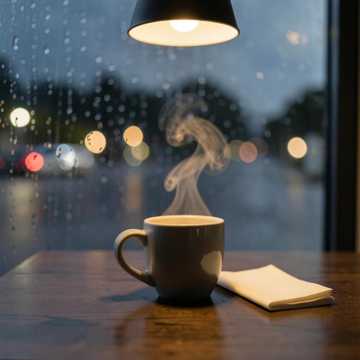 雨夜咖啡
