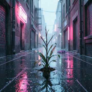 缝里的草在雨中-版本2