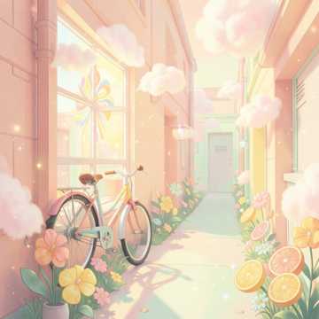 水果糖窗台