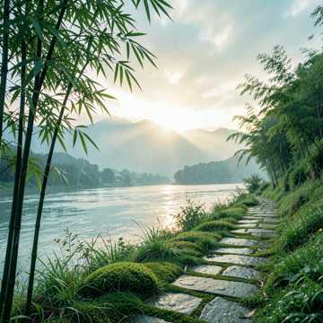 雨落青山间