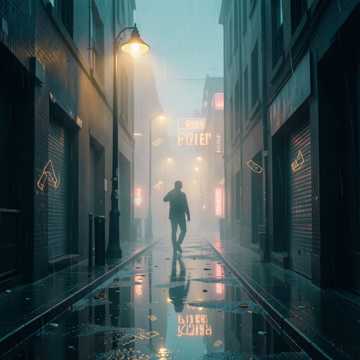 隔窗的雨声