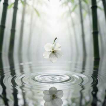 相遇时花落