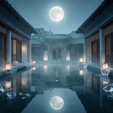 一盏清茶对月眠