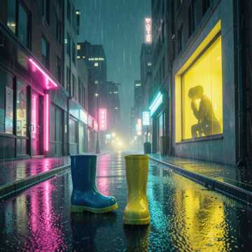 雨靴踩亮万家灯