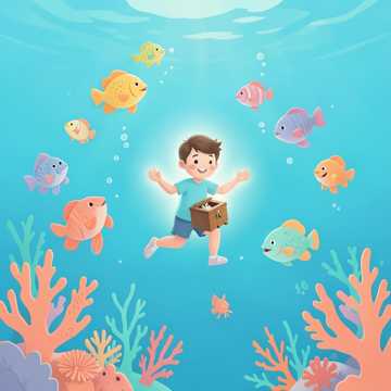 蓝色大海游一游