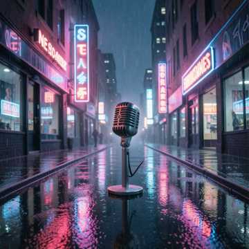 霓虹停摆的街