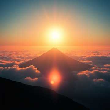 山顶云海