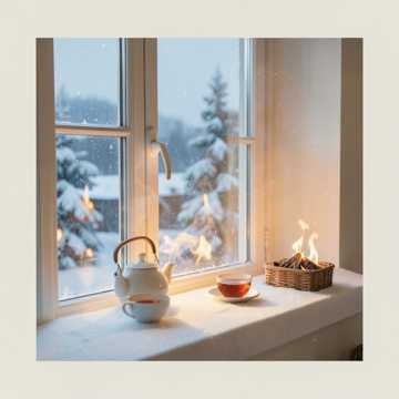 雪沸在茶烟里